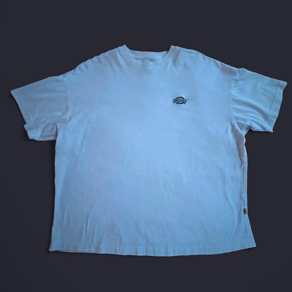 Dickies White Short Sleeve Tee Casual Crew Neck